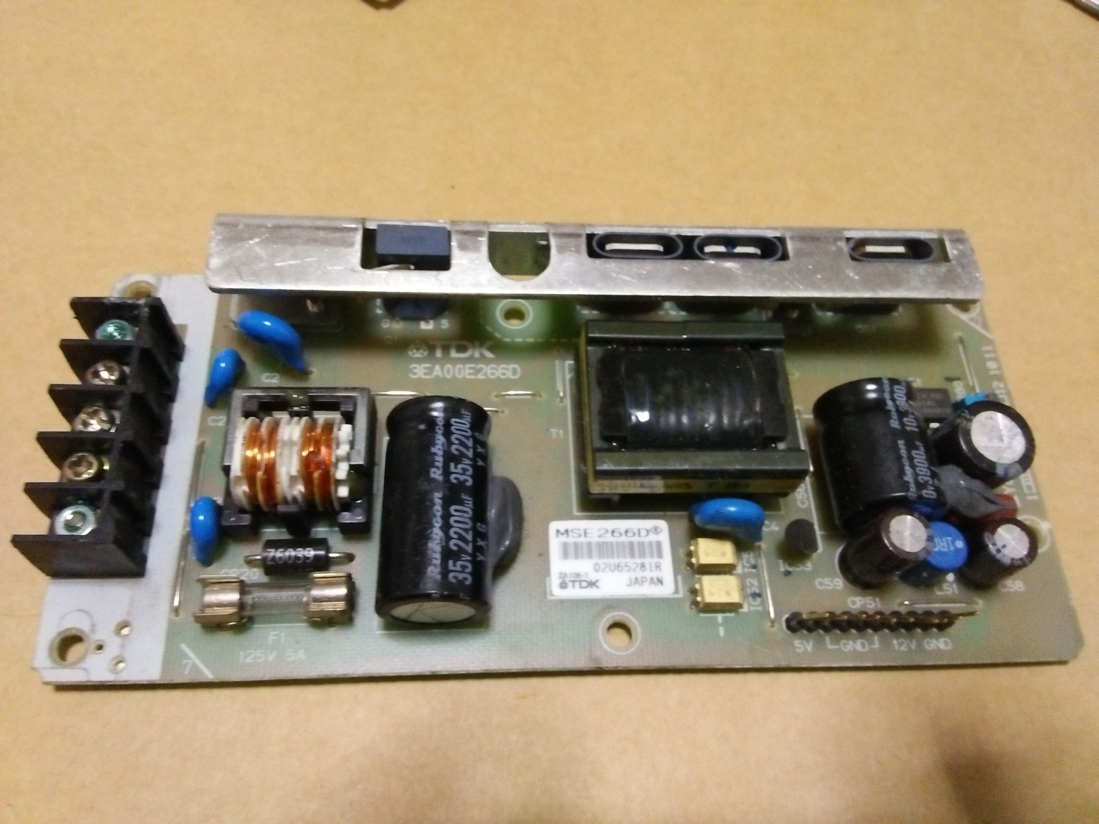 TDK MSE266D 3EA00E266D DC 24V POWER BOARD FOR HMI PRO-FACE
