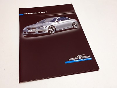 AC Schnitzer ACS3 BMW 3-Series E90 91 92 93 Tuning Accessories Brochure