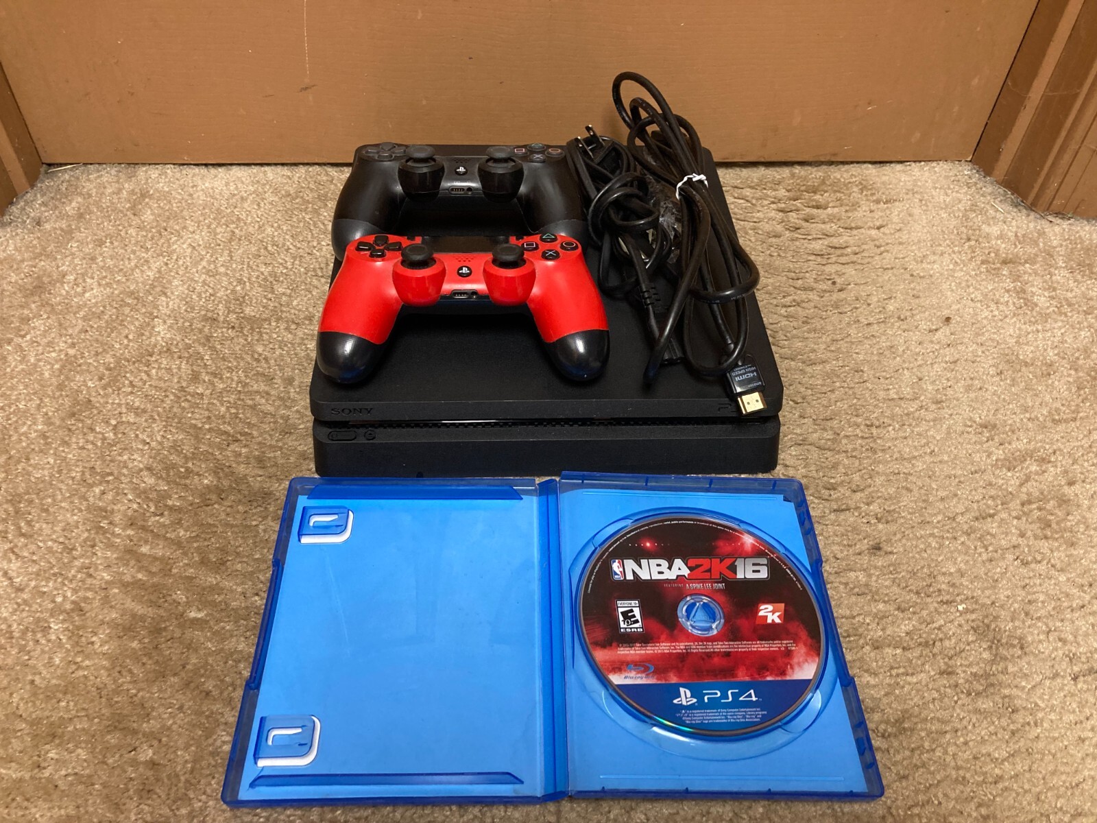 Sony PlayStation 4 (PS4) 1TB Slim Console CUH-2115B w/ 2 Sony PlayStation 4 (PS4) 1TB Slim Console CUH-2115B w/ 2