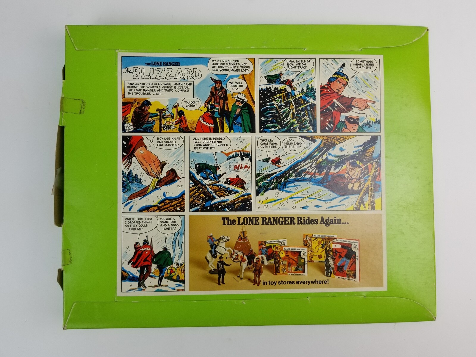 Vintage 1973 Hubley The Lone Ranger Blizzard Adventure Accessories new unopened