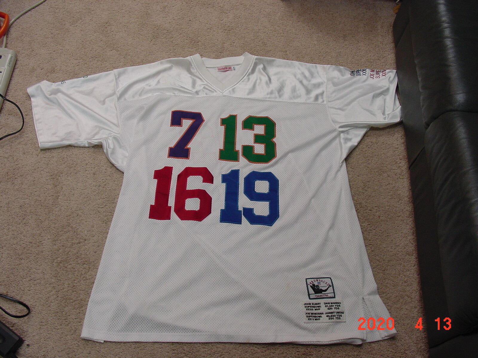 MITCHELL & NESS Throwback Jersey-Size 60 | eBay