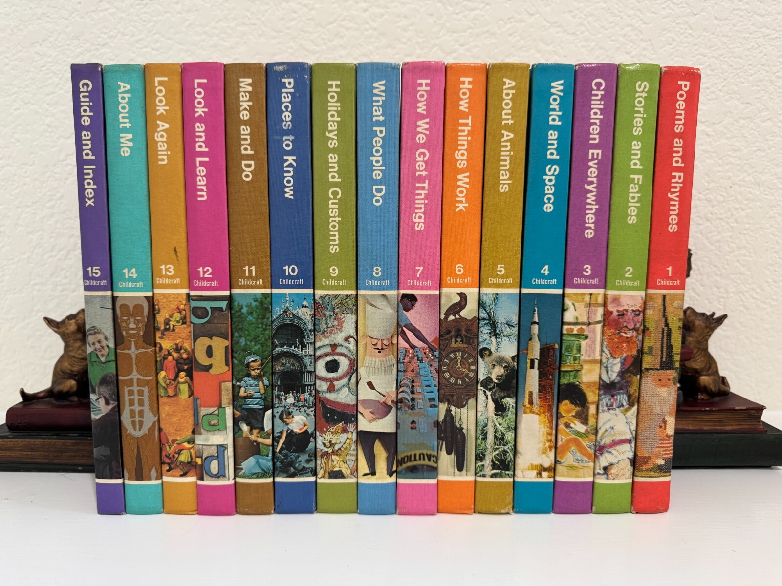 Vintage Childcraft Book Set - 15 Volumes by World Book