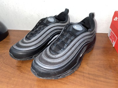 

Мужские кроссовки Nike Air Max 97 Black/White-Anthracite (921826 015) — 9,5 — 9,5, Черный, Nike Air Max 97