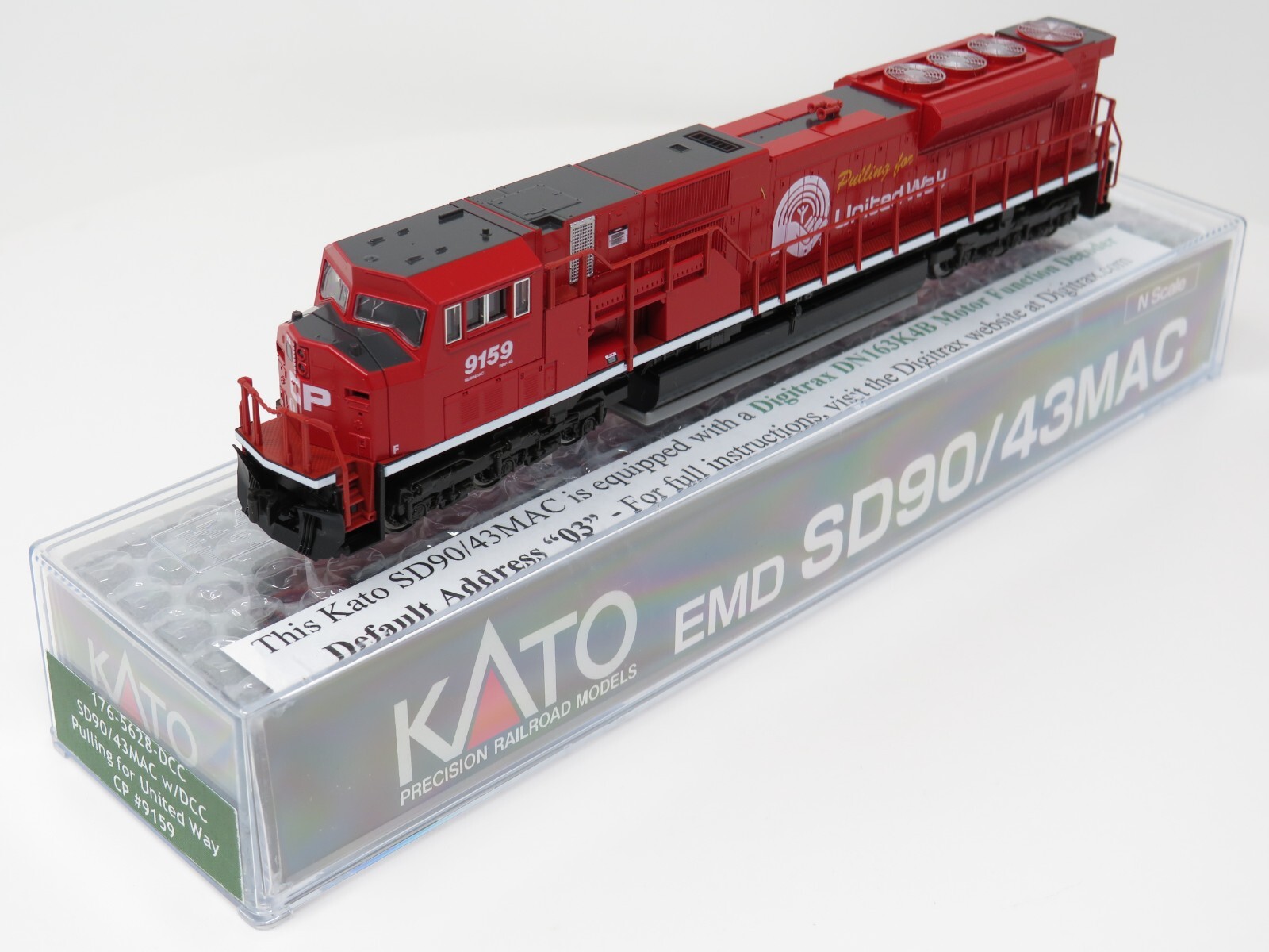 KATO` - KATO カトー/ユニオンパシフィック/EMD SD90/43 MAC/176-5607/Aランク/63【中古】 KATO` - KATO カトー/ユニオンパシフィック/EMD SD90/43 MAC/176