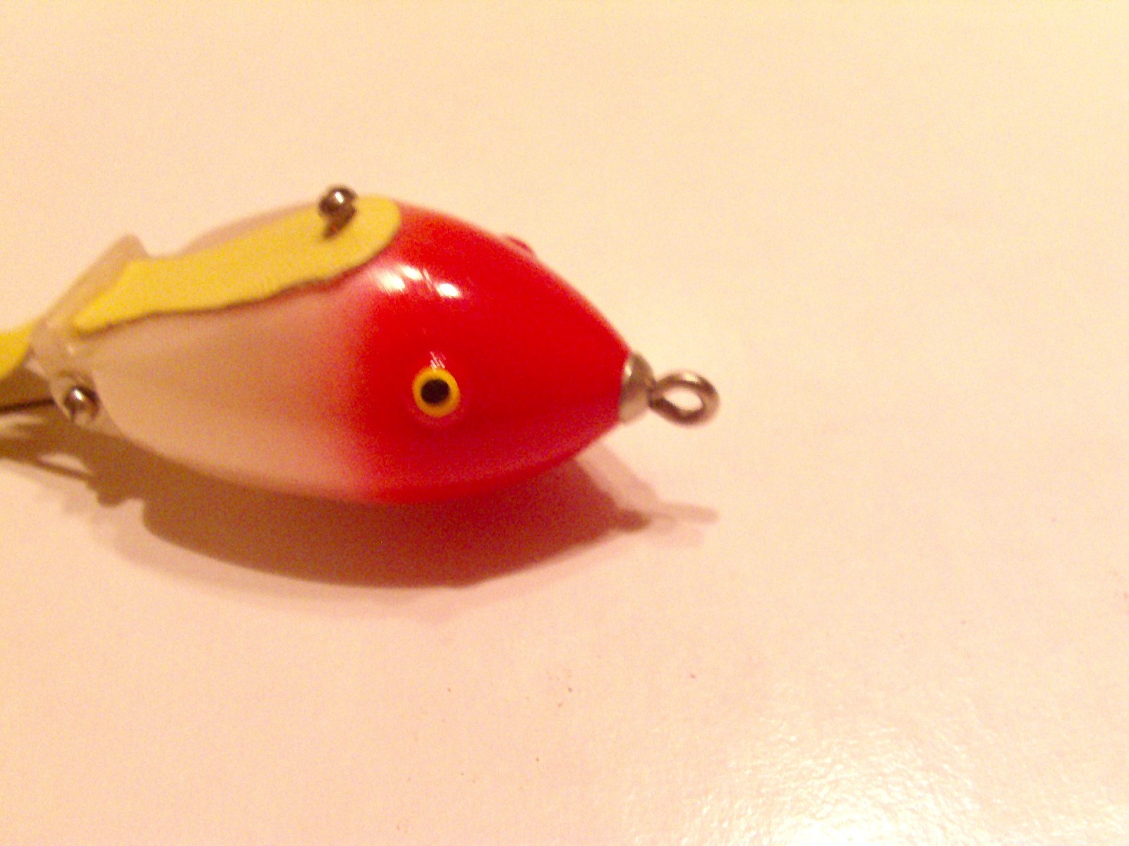 VINTAGE KATCHMORE BAIT COMPANY BASS CHARGER UNFISHED RED HEAD PALMYRA WISCONSIN