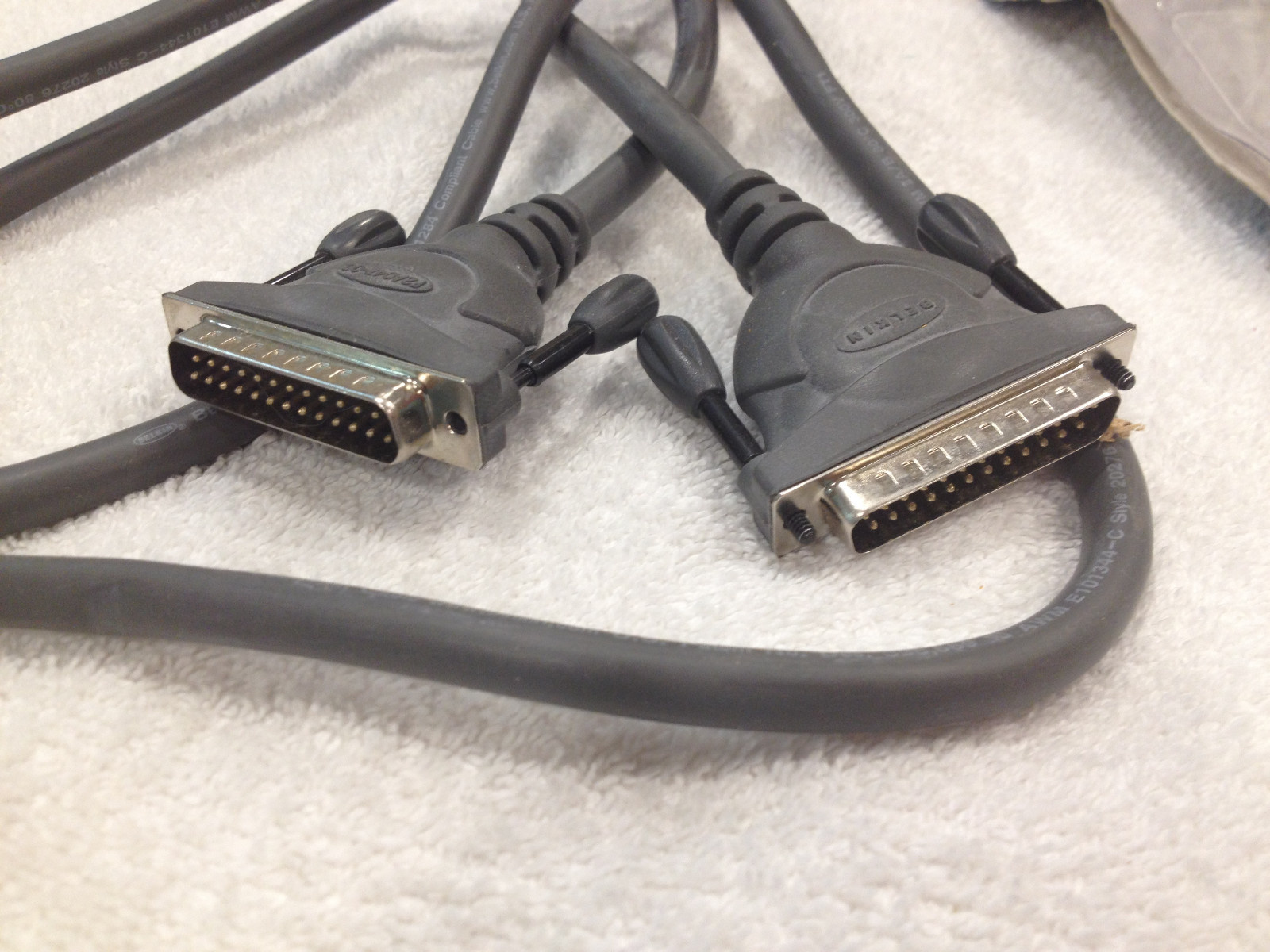 Belkin PRO IEEE-1284 a-a 6ft Parallel Printer DB25  Male Male Parallel F2A047-06