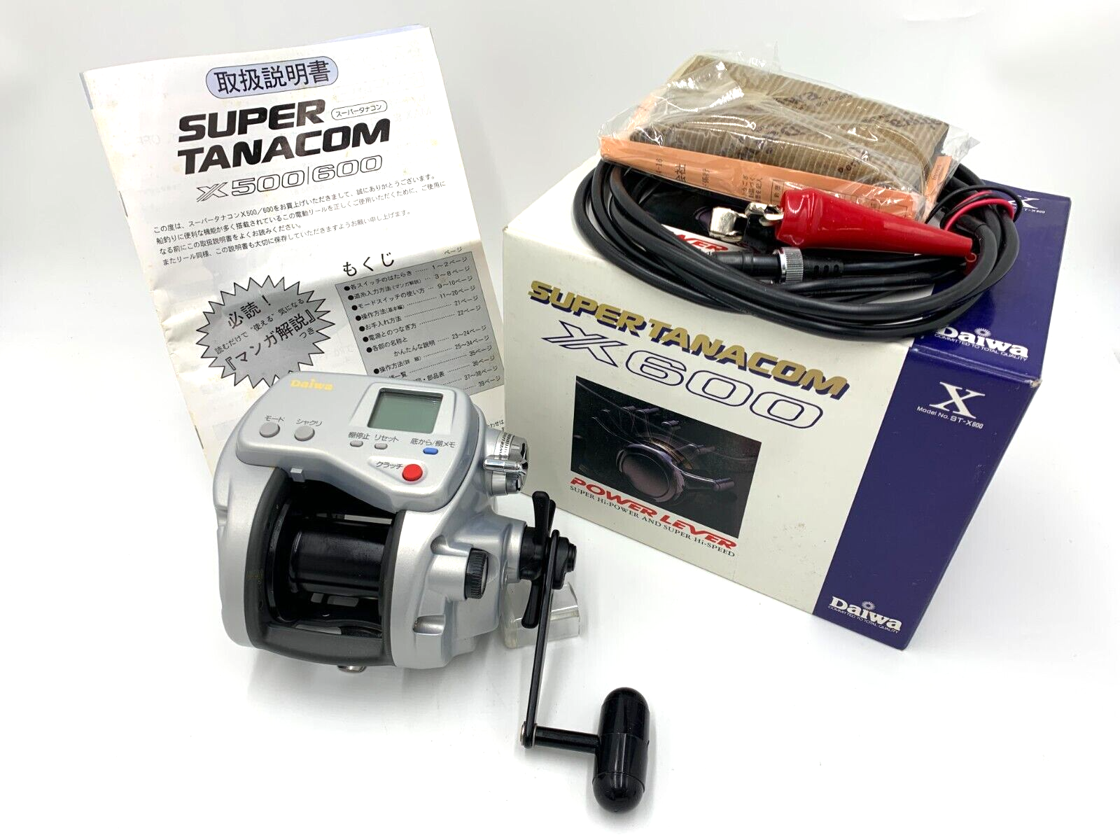 リール Daiwa SUPER TATASENSOR X 600ci Daiwa SUPER TANACOM X600 Electric Reel Big Game Saltwater