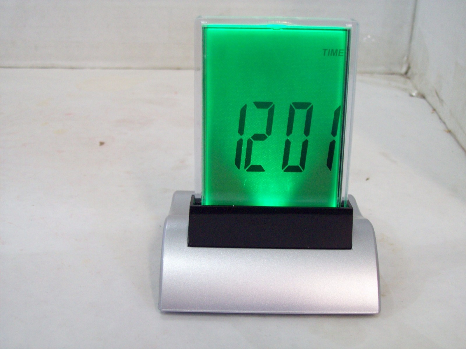 Set of Two Color Changing Touch Clocks Time, Temperature More, M5