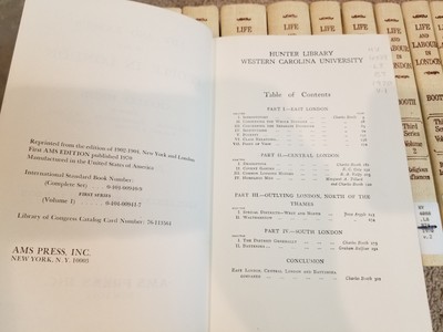 Life and Labour of the People in London by Charles Booth 17 Book Series Set AMS