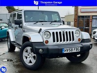 2009 Jeep Wrangler 2.8 CRD Sahara Unlimited 4WD Euro 4 4dr CONVERTIBLE Diesel Ma