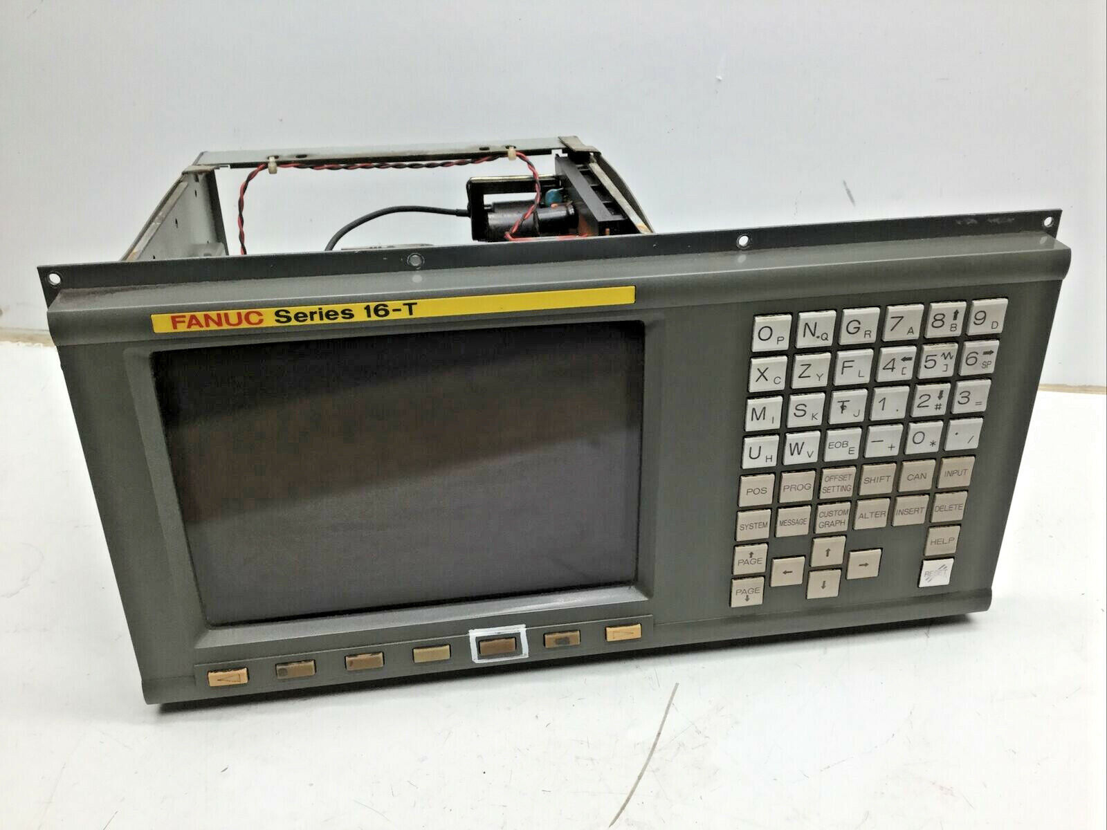 FANUC 16-T Operator Panel, 9” CRT/MDI UNIT Type A02B-0120 FANUC 16-T Operator Panel, 9” CRT/MDI UNIT Type A02B-0120