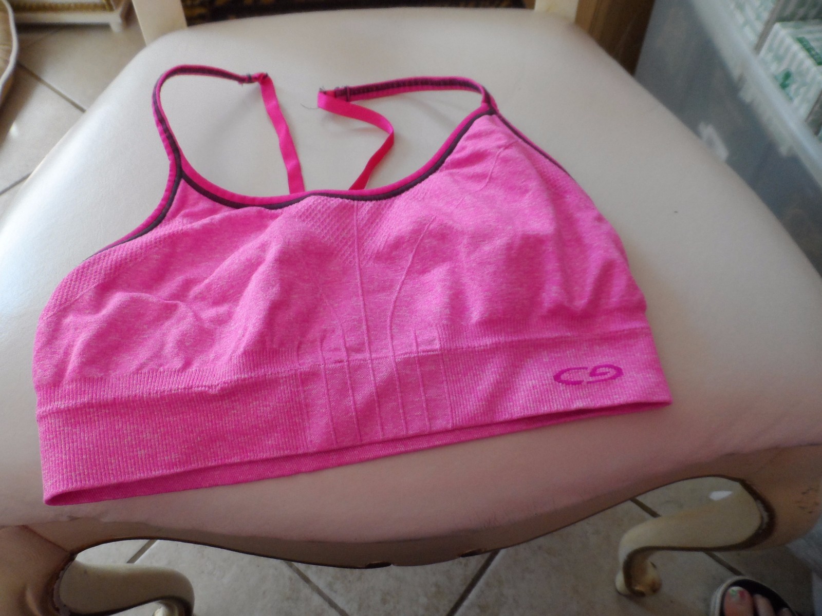 girls black and pink sports bra size Small by Champion | eBay