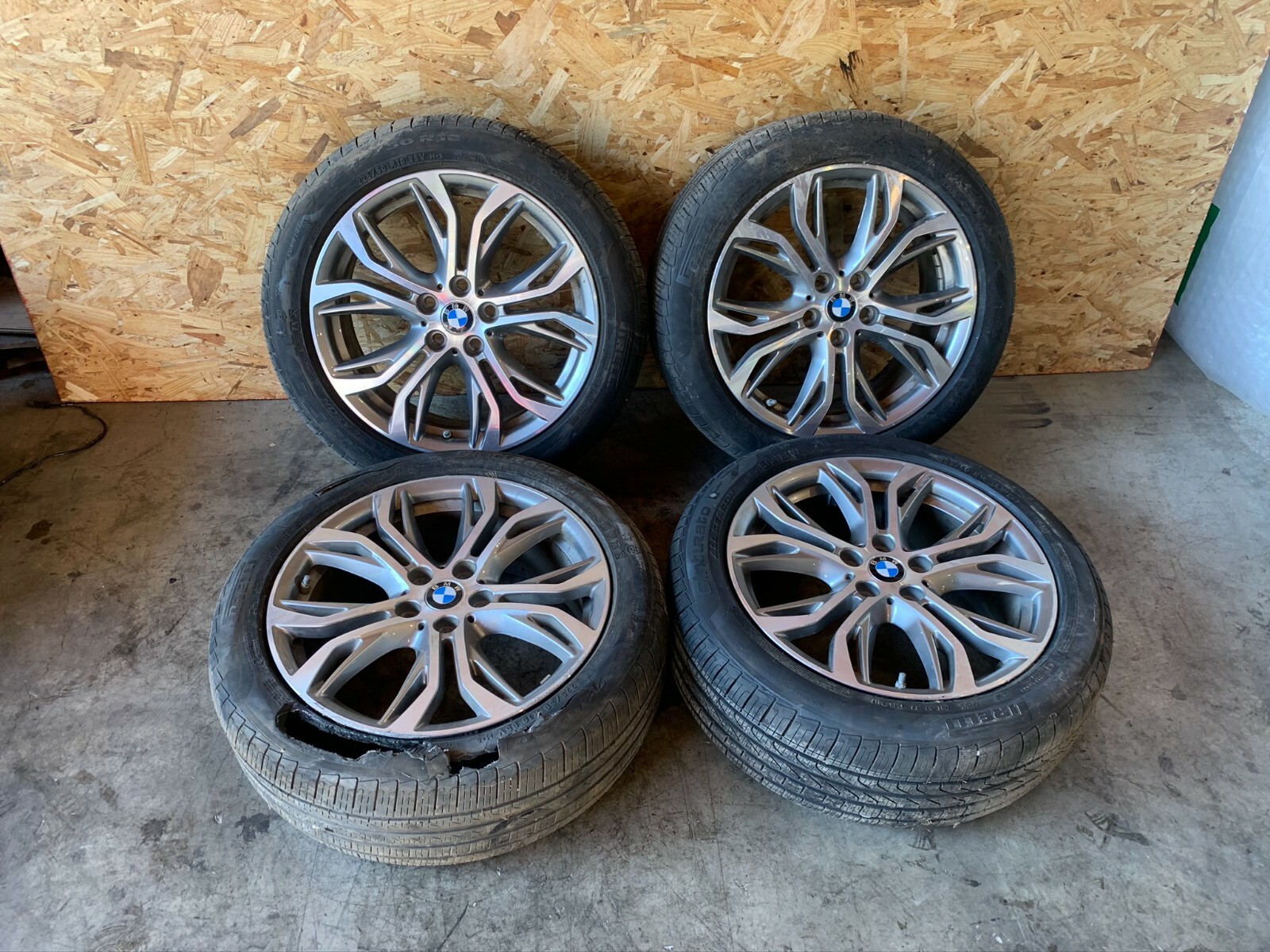 Wheels Rims W/ Tires Set Oem 7k