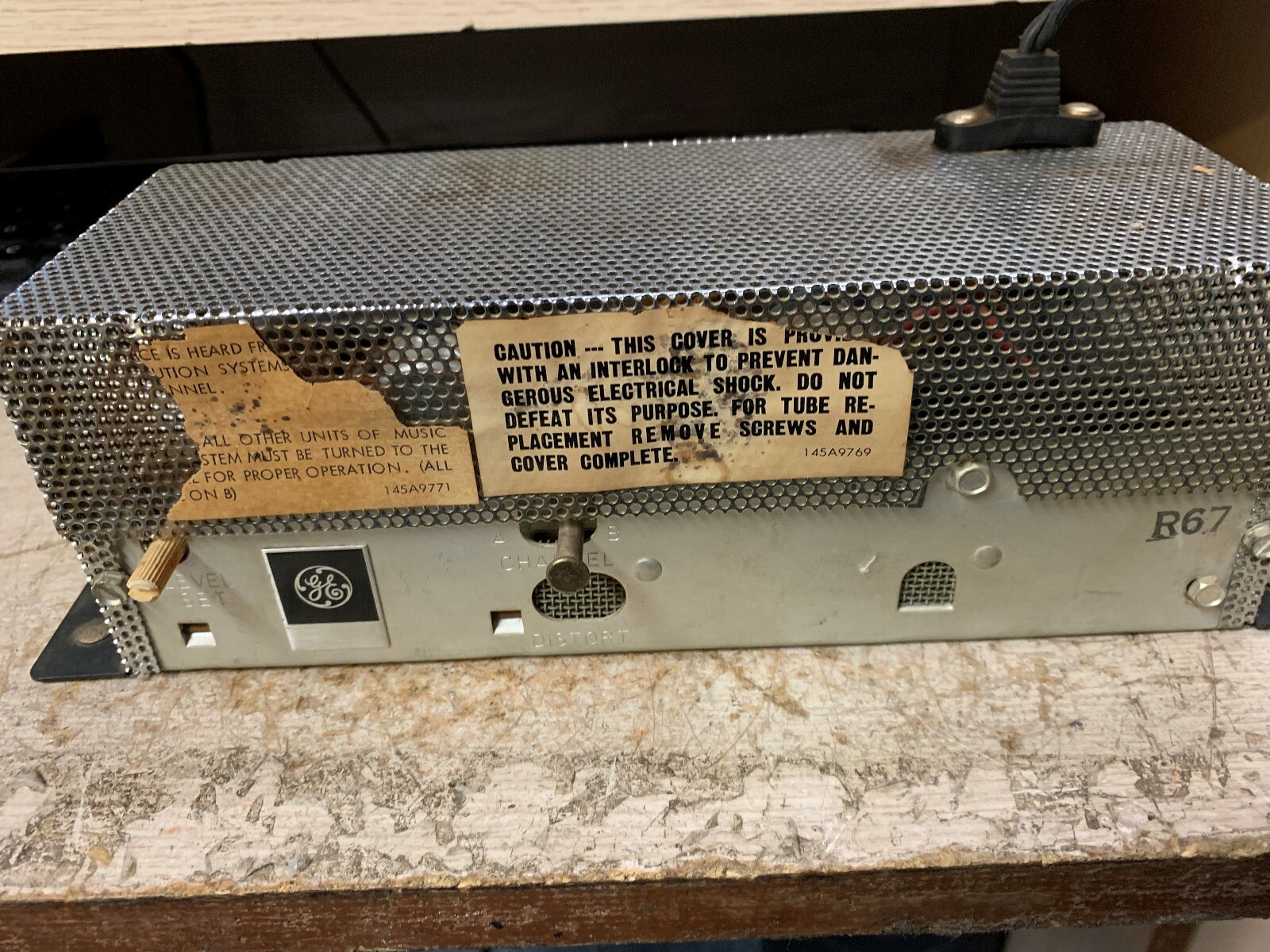 VINTAGE GE MODEL SP30 FM STEREO MULTIPLEX ADAPTOR