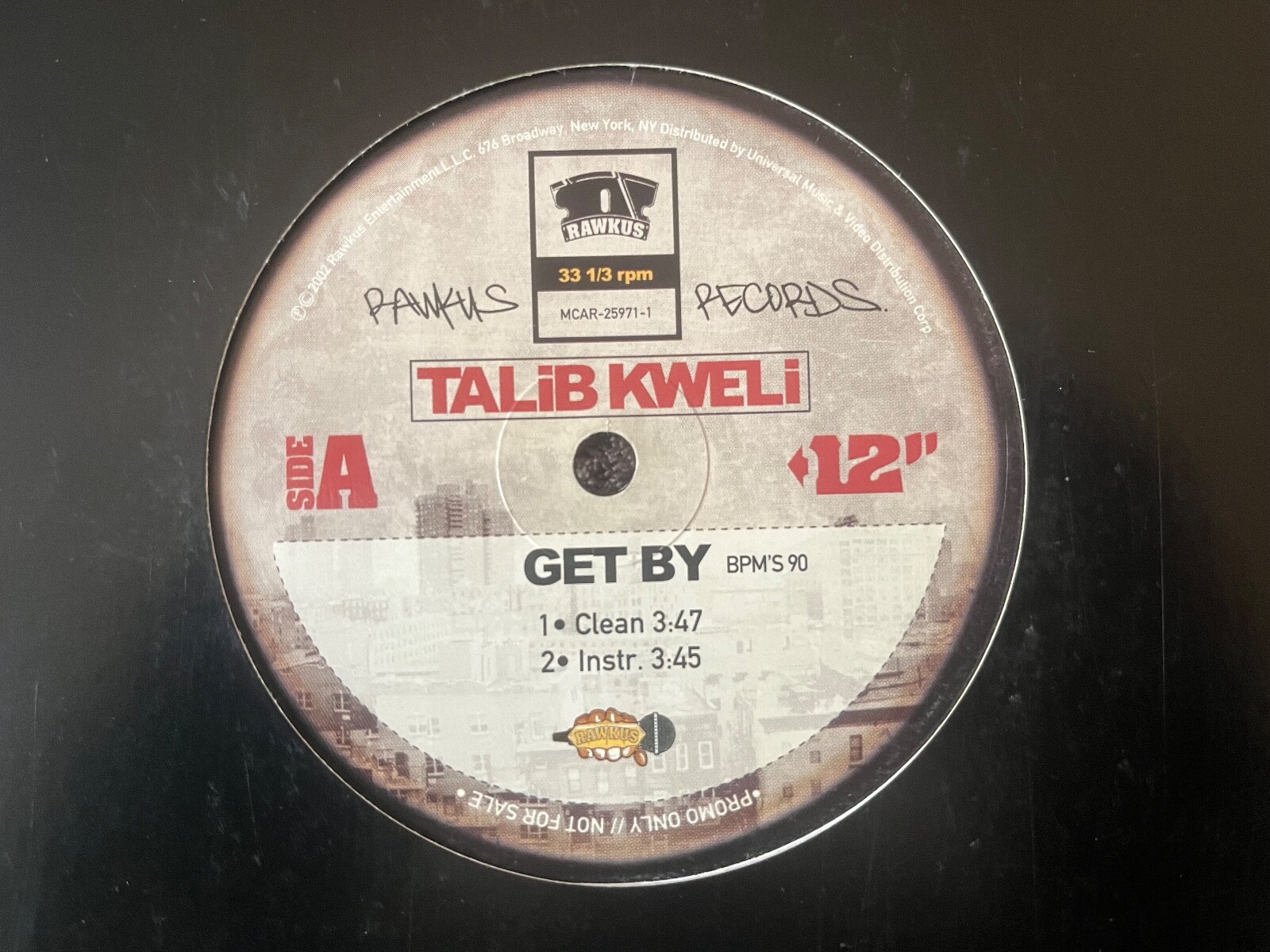 Talib Kweli ‎/ get by (reworks)12inch Talib Kweli – Get By (Remix) – Vinyl (12