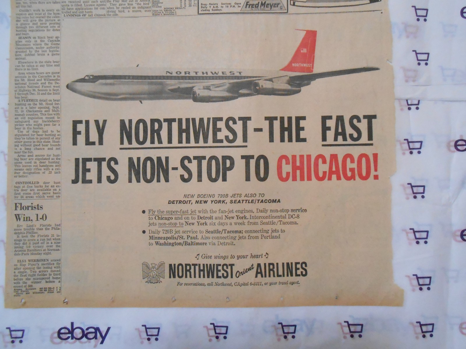THE OREGON JOURNAL - NORTHWEST AIRLINES 