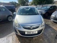 2011 Vauxhall Corsa 1.2i 16V [85] Exclusiv 5dr [AC] HATCHBACK Petrol Manual