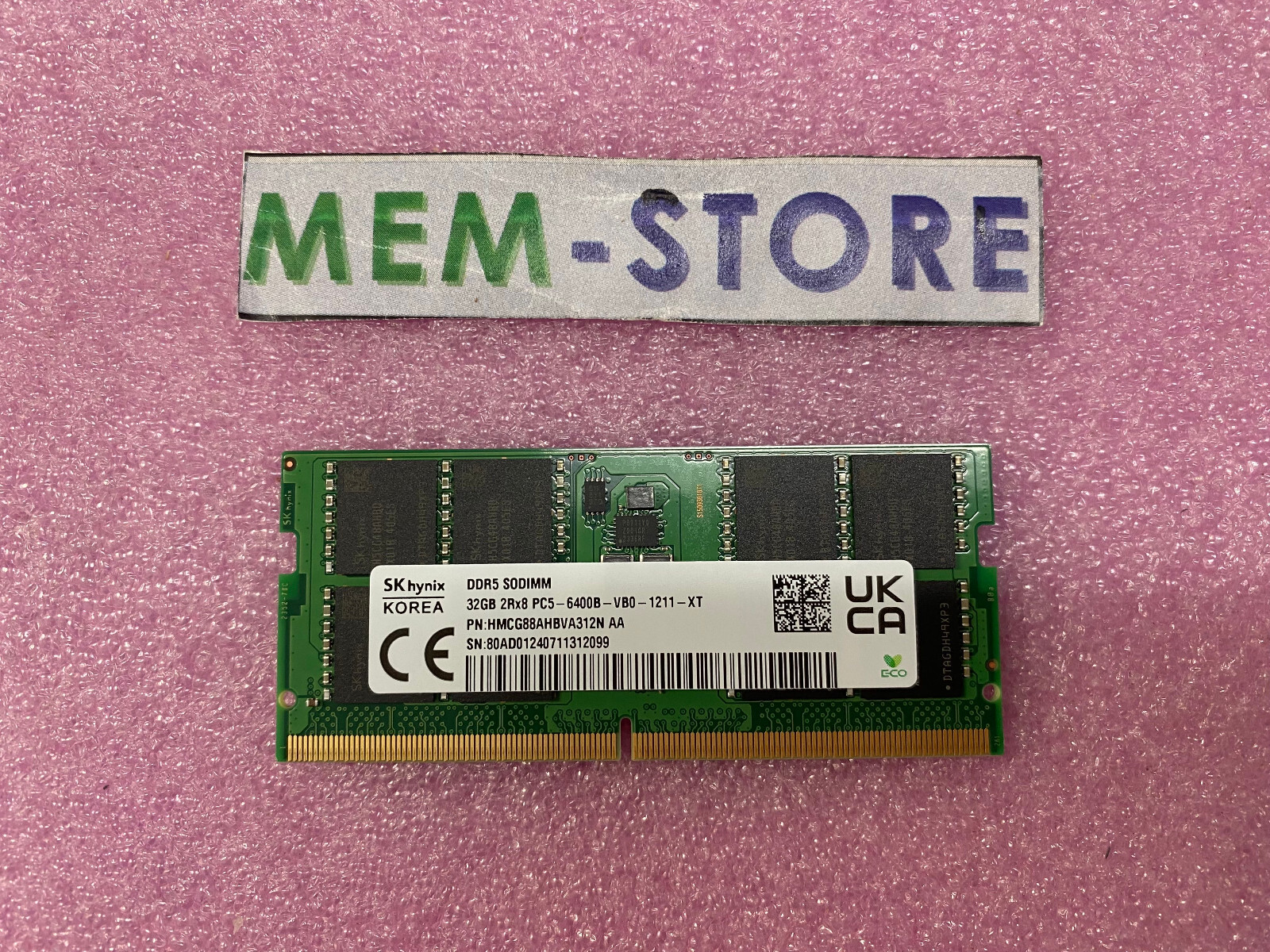 SK Hynix original 32GB DDR5-6400 CSODIMM UDIMM for Notebook