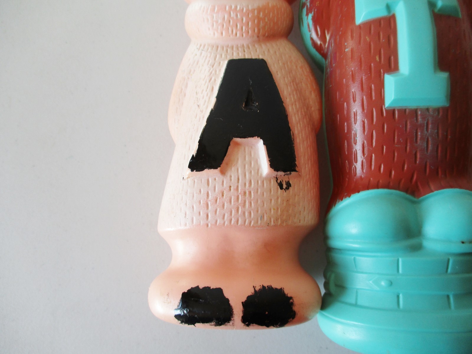 2 Vintage 1960's Soaky Bubble Bottles- Alvin & Theodore Chipmunk