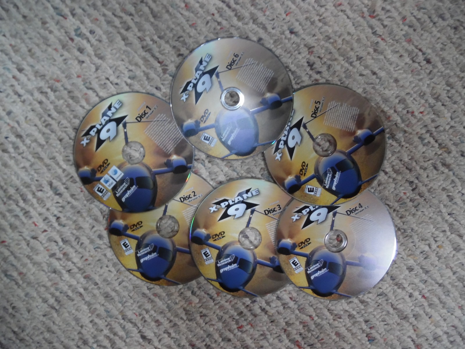 XPlane9 full DVD set