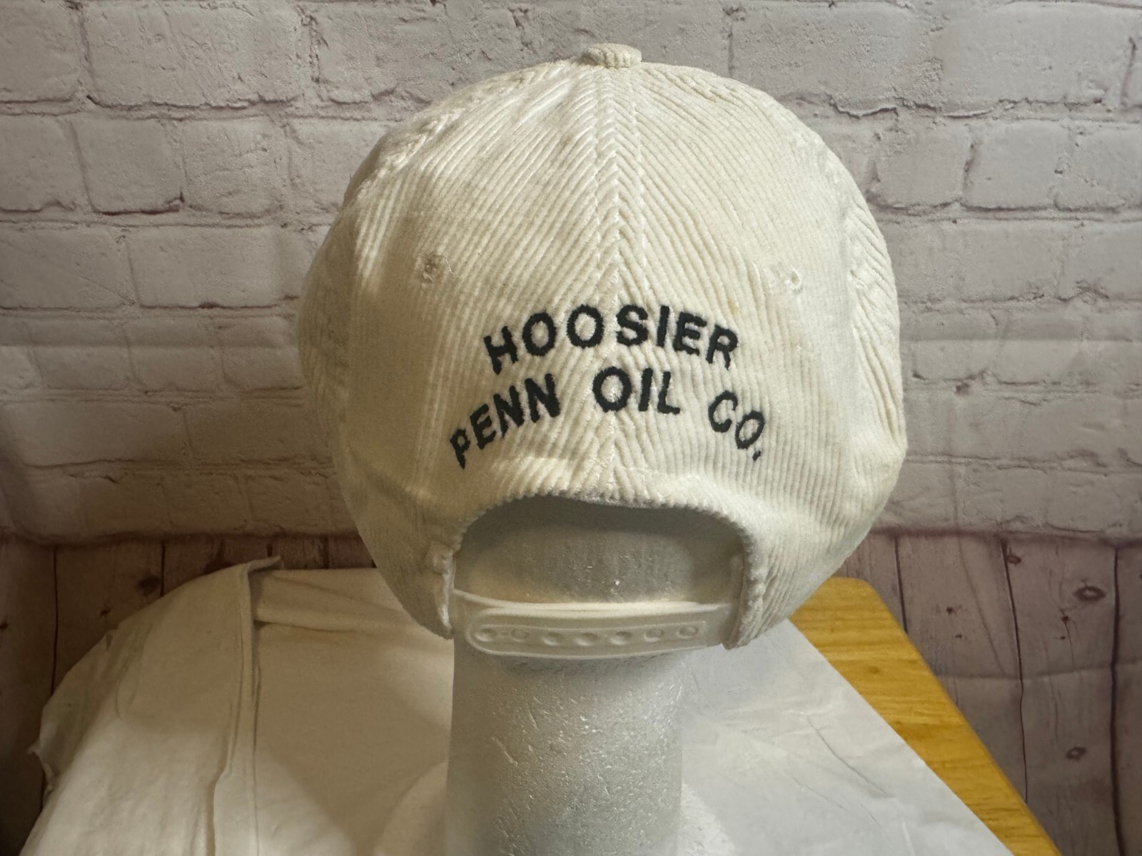 Shell Oil Racing Hoosier Penn Oil Co Vintage Snapback Hat Cap