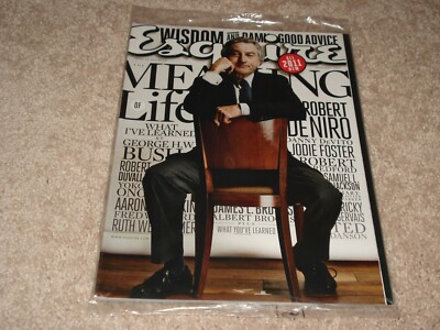 ROBERT DENIRO * DANNY DEVITO TED DANSON January 2011 ESQUIRE MAGAZINE NEW SEALED