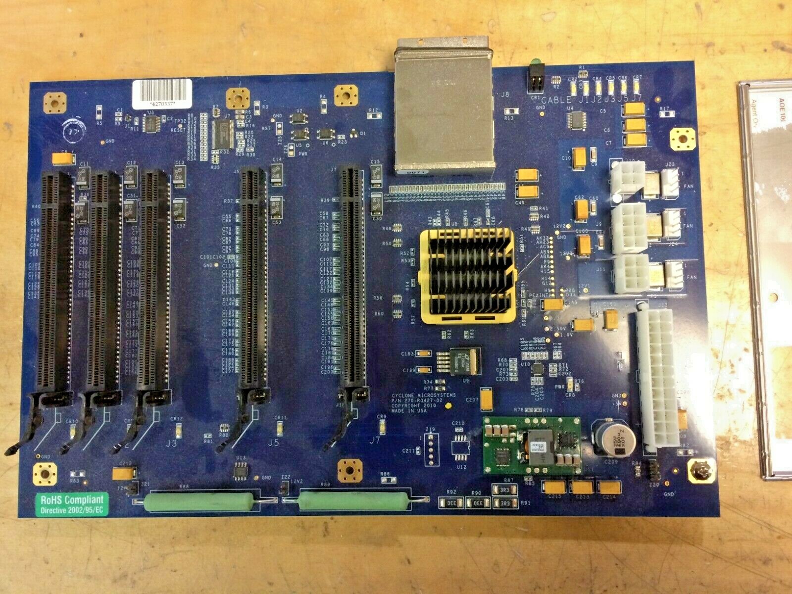 Cyclone Microsystems 270-R0427-02 with faceplate