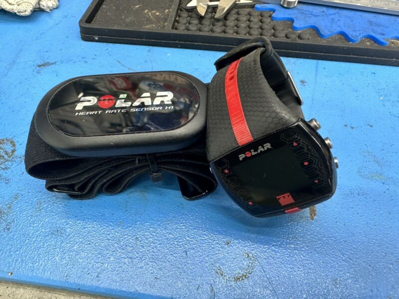 Polar FT7 Exercise Training Watch W/heart Rate Strap Black Used 