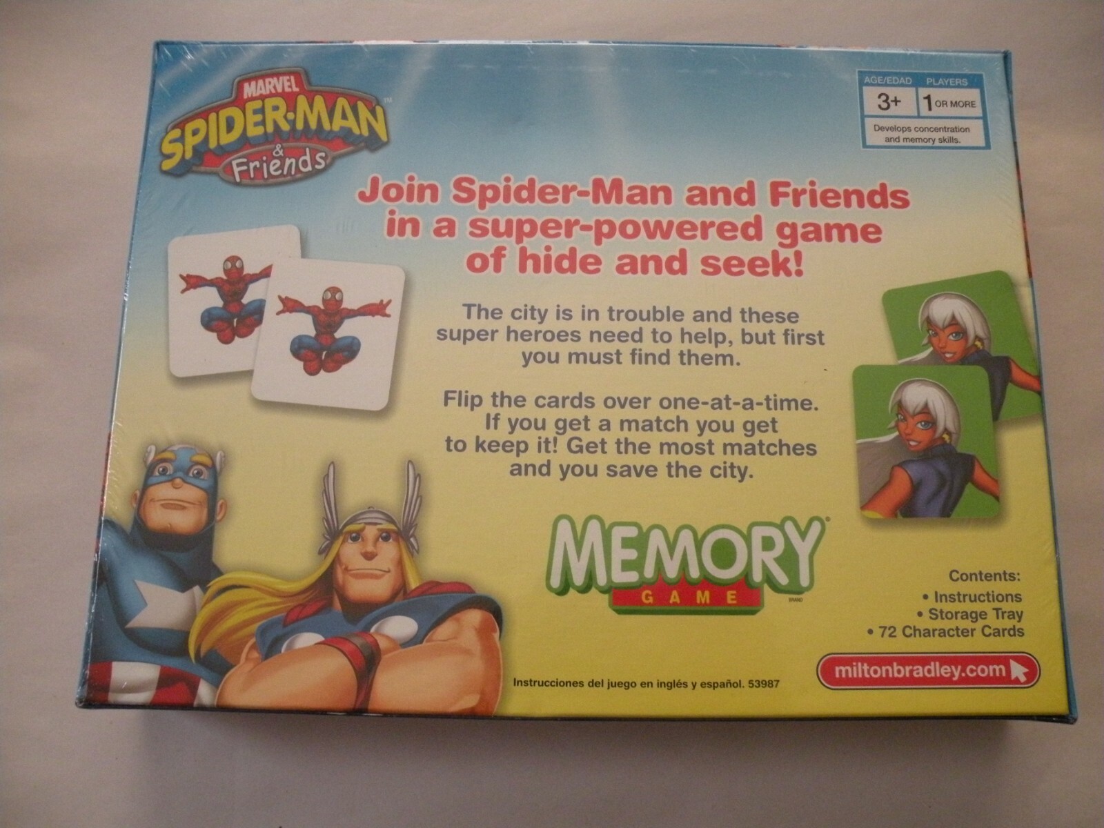 Купить Современное производство MILTON BRADLEY SPIDERMAN AND FRIENDS