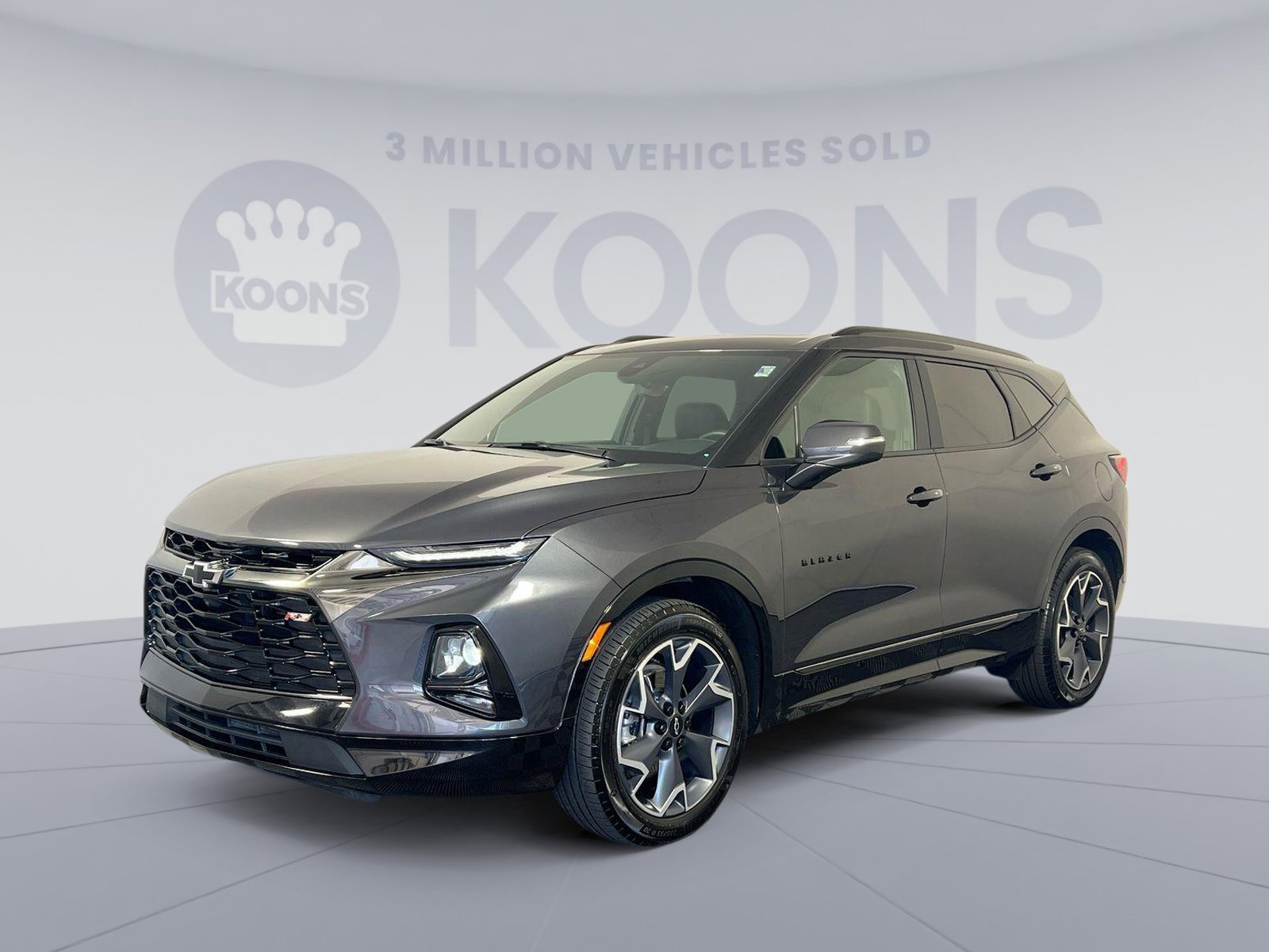 2021 Chevrolet Blazer Rs 33264 Miles Iron Gray Metallic Used