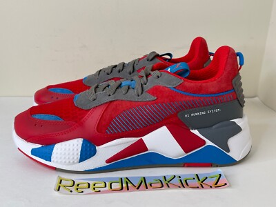 Puma RS-X Retro Red Steel Gray Indigo Mens 12us 371511 01