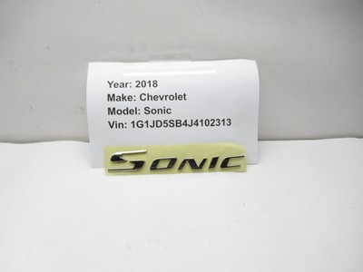 2012-2020 Chevrolet Sonic Trunk Rear Hatch Lid Chrome Emblem Badge Logo OEM
