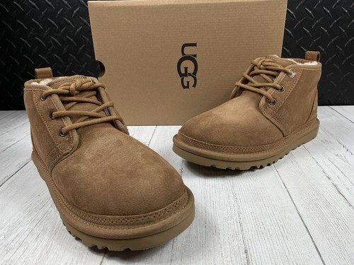 Pre-owned Ugg Neumel Chestnut Suede Boots Women's Size 8 In Brown