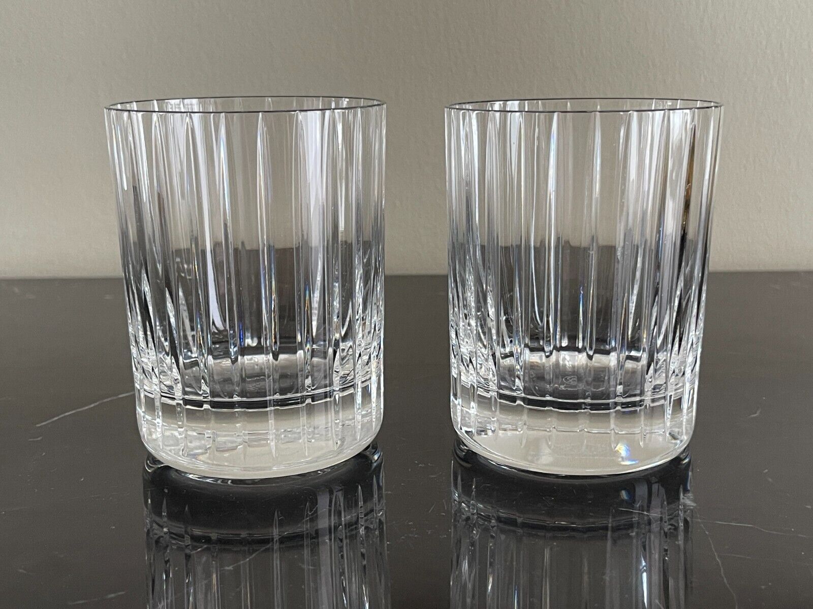 Baccarat Crystal Harmonie Old Fashioned Tumblers Whiskey Baccarat Crystal Harmonie Old Fashioned Tumblers Whiskey
