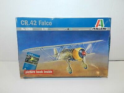 Italeri Model Kit 1/72 Scale CR 42 Falco Airplane Plane Rare 1260