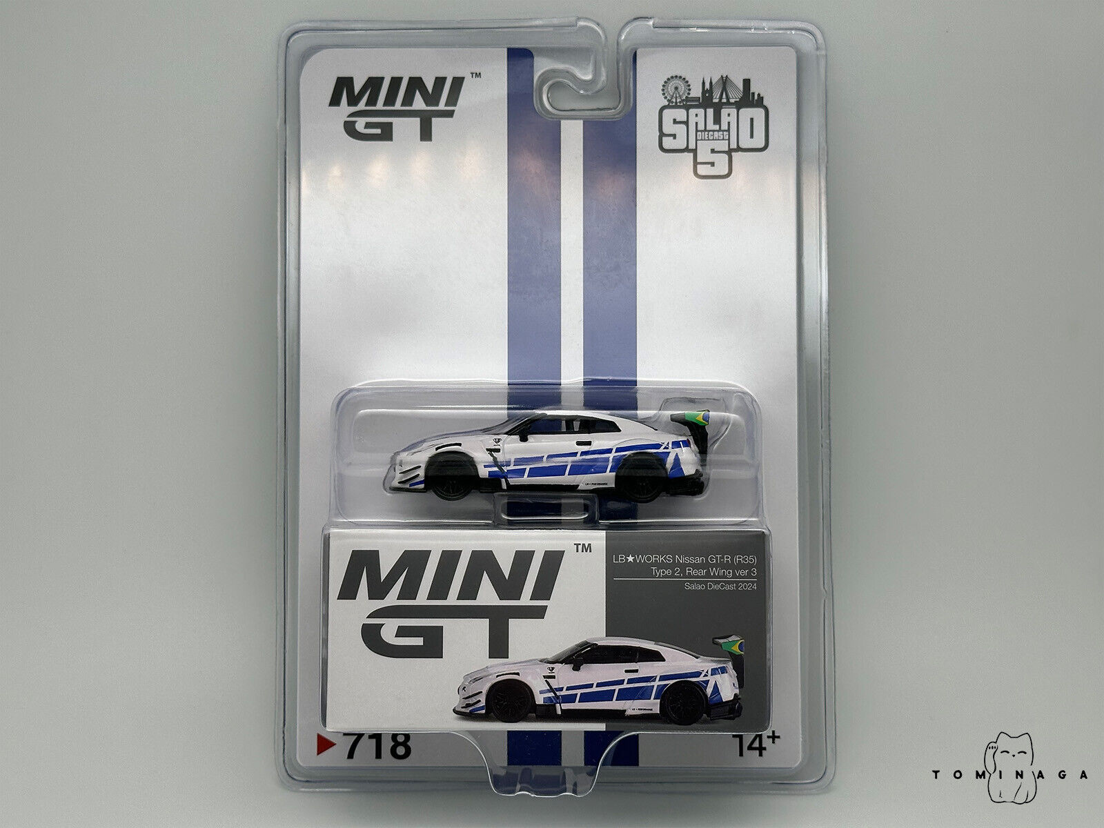 Mini GT 718 LB WORKS Nissan GT-R R35 Type 2 Rear Wing Ver 3 Mini GT 718 LB WORKS Nissan GT-R R35 Type 2 Rear Wing Ver 3
