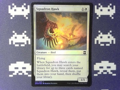 Foil Squadron Hawk	 Eternal Masters - Magic the Gathering White