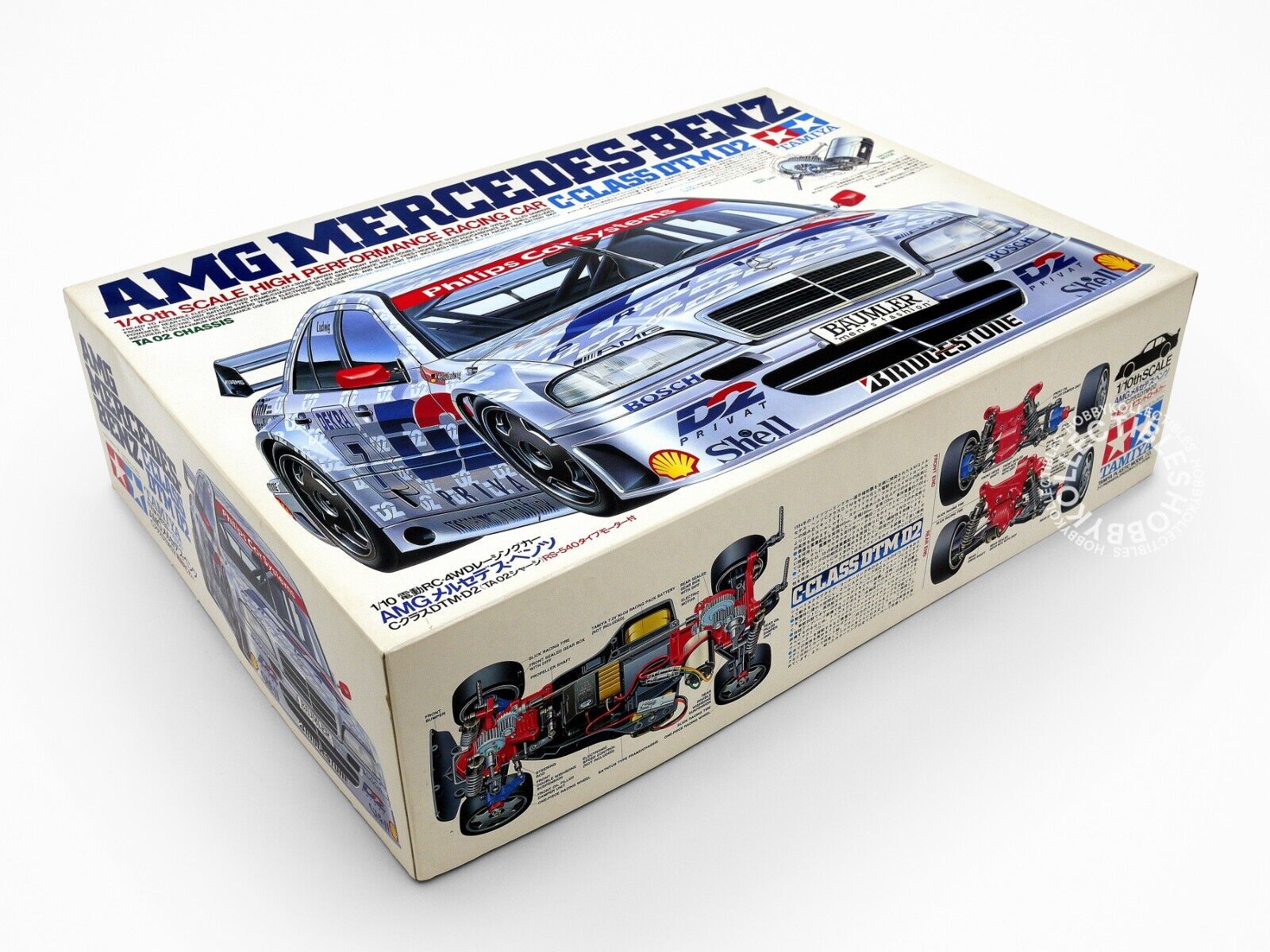 Tamiya Vintage 1/10 RC AMG Mercedes-Benz C Class DTM D2 Tamiya Vintage 1/10 RC AMG Mercedes-Benz C Class DTM D2