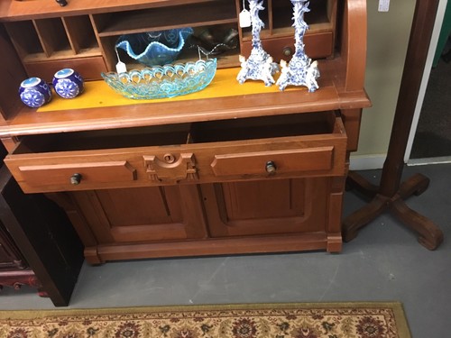 antique Eastlake victorian cylinder desk