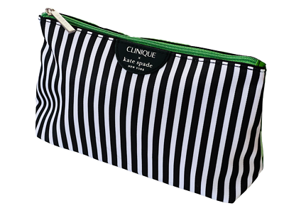 Kate spade black shop makeup bag
