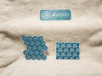 64 Audio Sticker Set....Turquoise