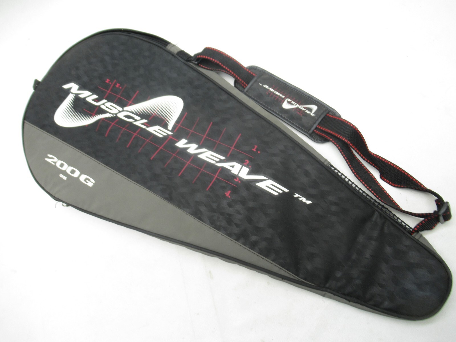 DUNLOP "MUSCLE WEAVE 200G 95" SINGLE ZIPPERED TENNIS RACQUET