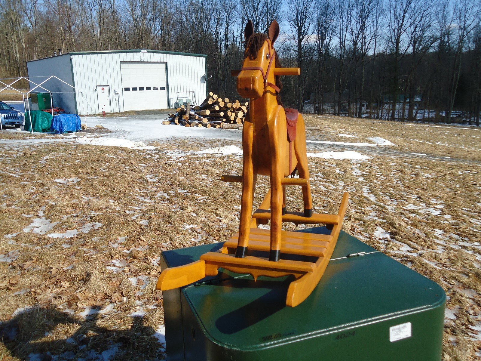 Antique Reproduction Bow Rocking Horse