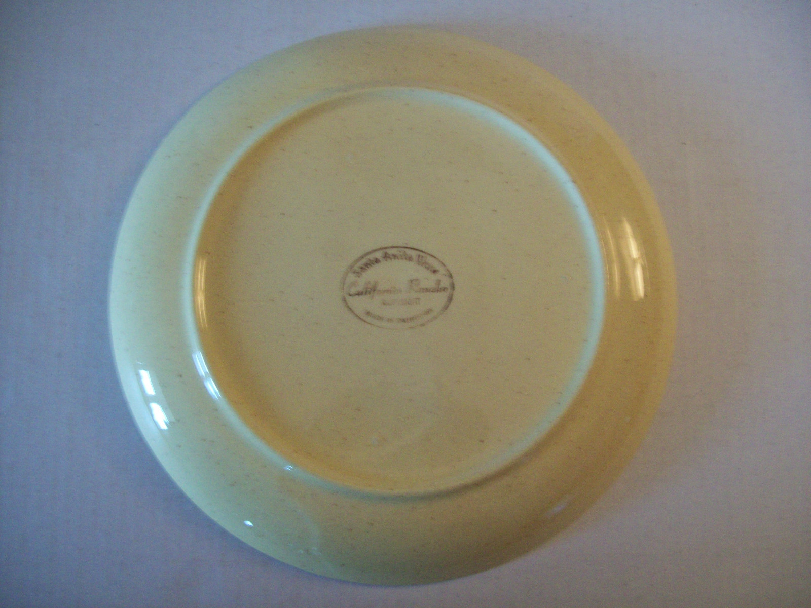 CALIFORNIA RANCHO by Santa Anita Pottery Dinner Plate 10-3/8