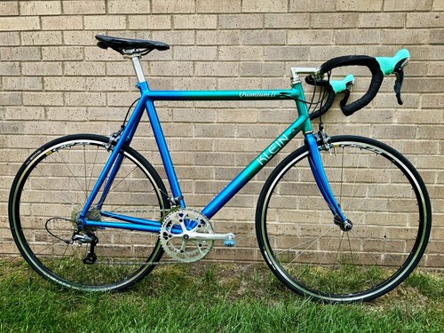 Klein Quantum II Road Bike In Teal Blue Fade - Shimanano Klein Quantum II Road Bike In Teal Blue Fade - Shimanano