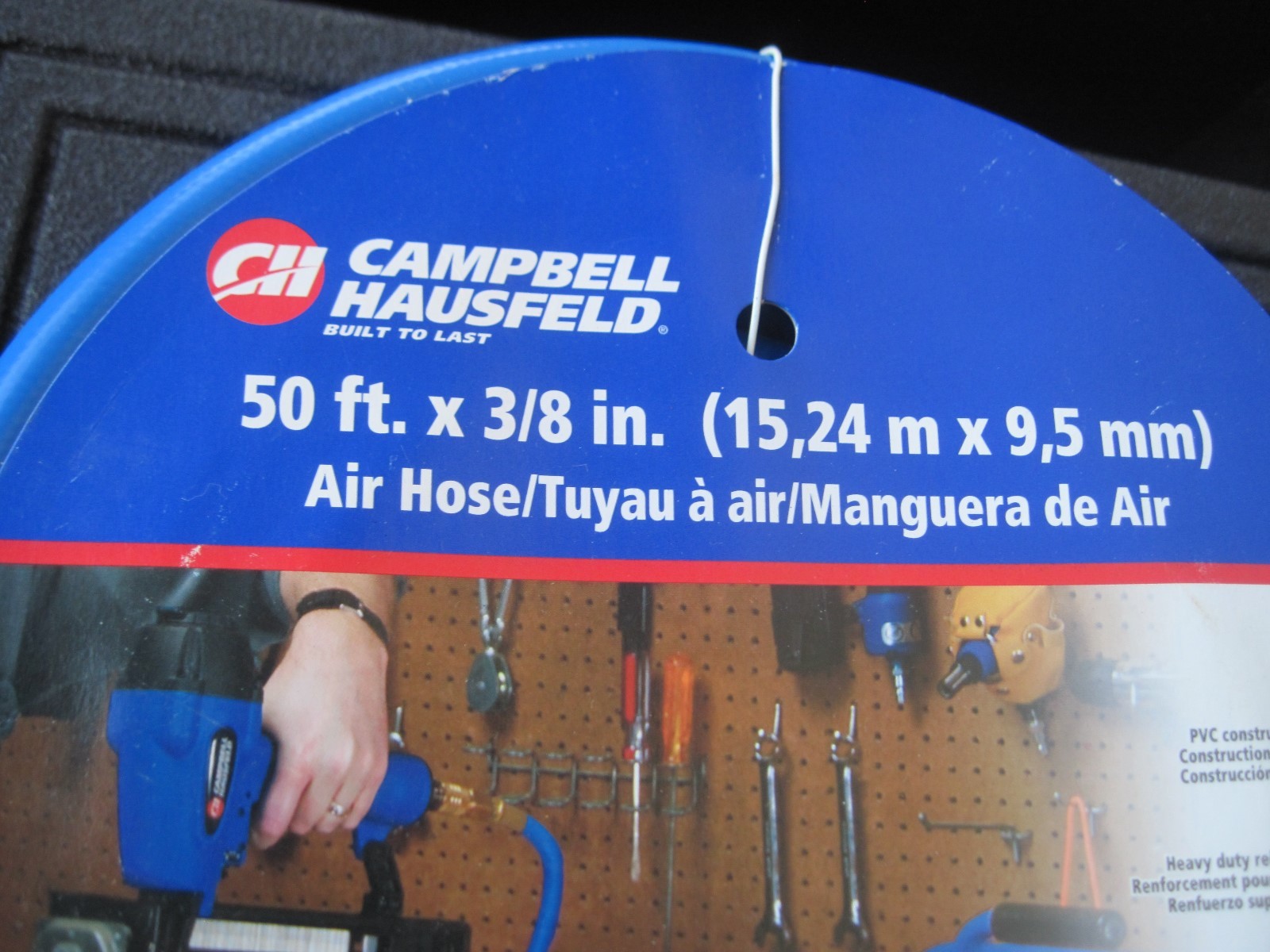 CAMPBELL HAUSFELD AIR HOSE MODEL: PA1178   50' X 3/8 