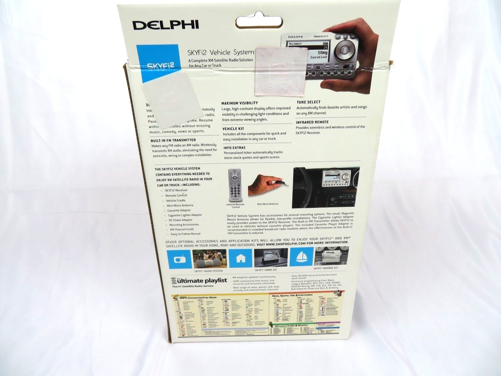 Delphi XM SkyFi2 Satellite Radio Powered by Sirius Vehicle System Kit Car/Truck
