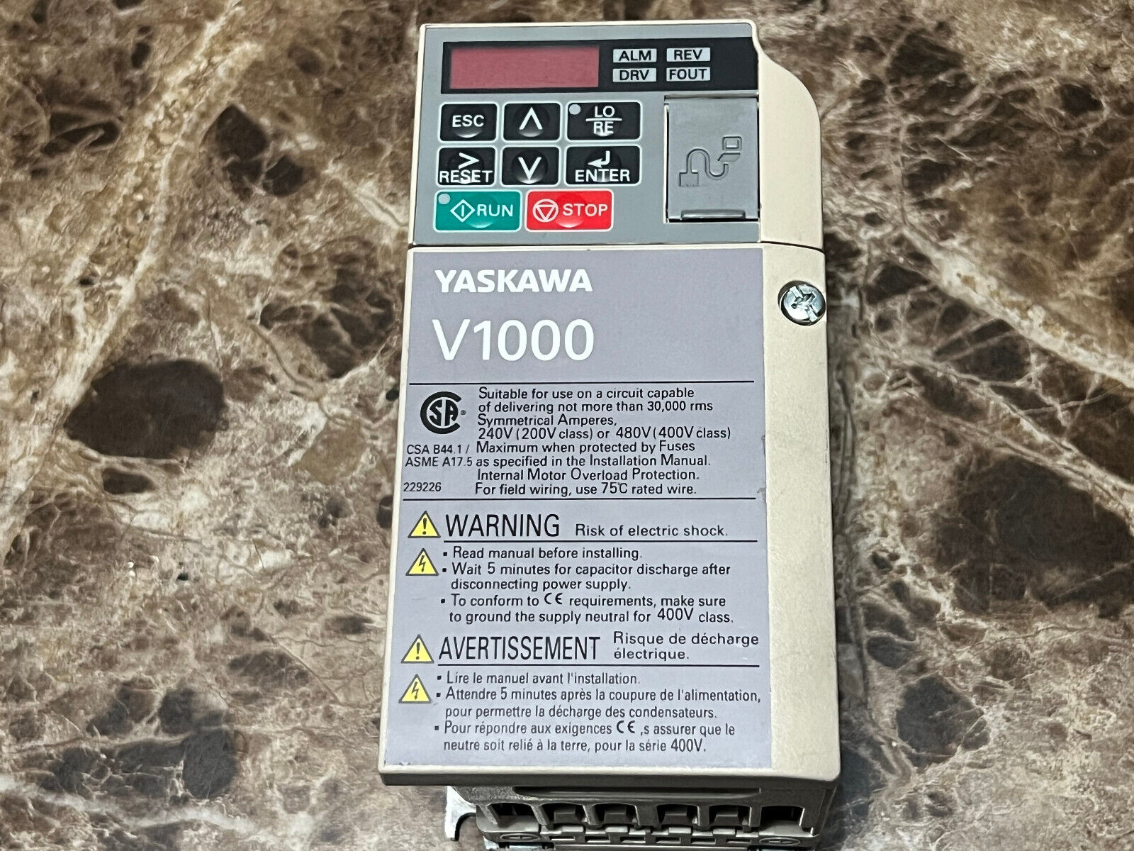 YASKAWA V1000 CIMR-VU2A0002BAA Frequency Inverter | eBay YASKAWA V1000 CIMR-VU2A0002BAA Frequency Inverter | eBay