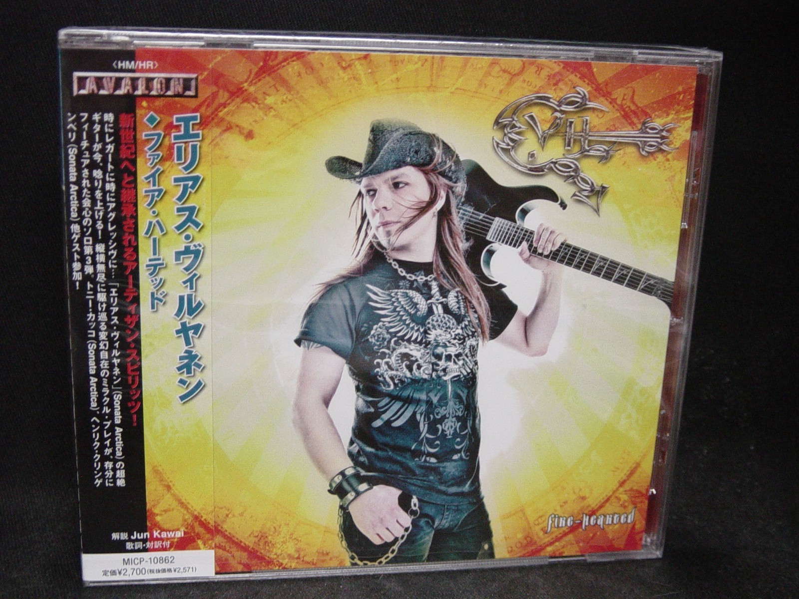 ELIAS VILJANEN Fire-Hearted + 1 JAPAN CD Sonata Arctica ELIAS VILJANEN Fire-Hearted + 1 JAPAN CD Sonata Arctica
