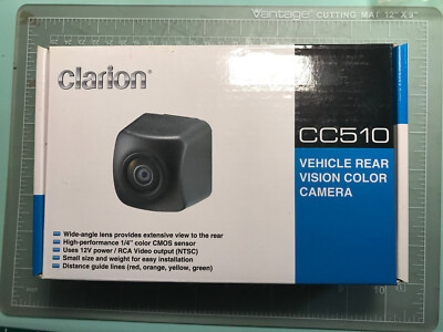 New Clarion CC510 Universal Wide-Angle Color Backup Camera. 